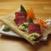 【信州名物馬刺し】希少部位の馬刺しが食べられる！