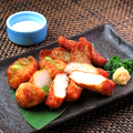 料理メニュー写真&nbsp;鹿児島名物！創作さつま揚げ3種盛り合わせ～・黒胡椒・チーズ・枝豆～