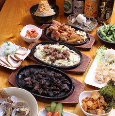 鉄板焼肉じゅうじゅう亭のコース写真