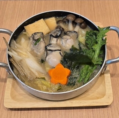 広島産牡蠣を使用！牡蠣みそ鍋御膳