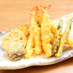店自慢◎揚げたて天ぷらを熱々サクサクで堪能♪