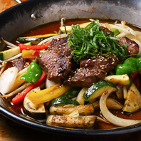 希少部位・地元野菜が楽しめる当店自慢の鉄板料理