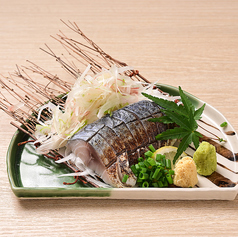 薬味たっぷり炙り〆鯖