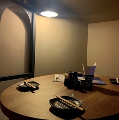 非日常空間の個室席。