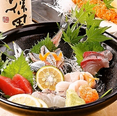 本日の刺身3種盛り合わせ