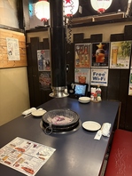 煙や匂いも大丈夫♪全席排煙ダクト完備。