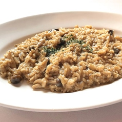 きのこのリゾット　Mushroom risotto