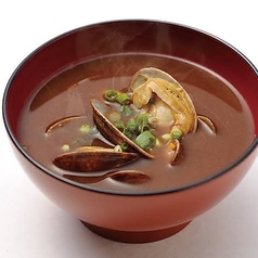 あさりの赤だし