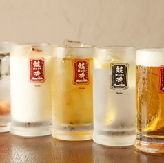 料理に合わせて選べる豊富なドリンクメニュー