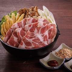 霜降りハーブ豚の濃厚味噌鍋　ドライ納豆添え（1人前）