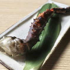 数量限定！大タラバ蟹足の黒焼き