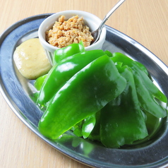 パリパリピーマン肉味噌