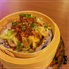 ネギだく水餃子