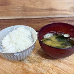 【＋追加で】定食セット(ご飯と味噌汁)