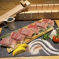 料理メニュー写真 和牛コウネの押し寿司