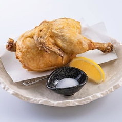 ひな鶏の半身揚げ