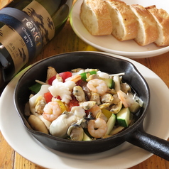 カキのアヒージョ