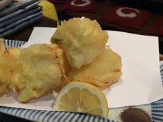 津和地タマネギの天ぷら