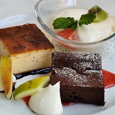 デザートの盛り合わせ