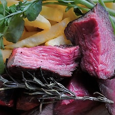 黒毛和牛熟成肉のステーキ