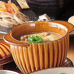 カキの土手鍋、金山寺味噌