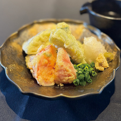夏野菜の天ぷら　揚げ出し風