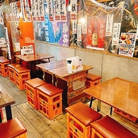 昭和の雰囲気漂う居心地の良い店内
