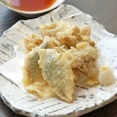 秋刀魚と舞茸の天ぷら
