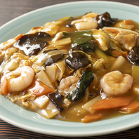 汁錦炒麺（五目あんかけ焼きそば）