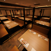 最大約180名まで貸切可能◎会社などの貸切宴会など是非ご利用ください♪お得なコースがたくさん揃っており、当店自慢の料理を堪能しながら宴会を楽しみませんか?誕生日の方にサプライズメッセージデザートプレートクーポンご用意しておりますので是非お問い合わせを♪