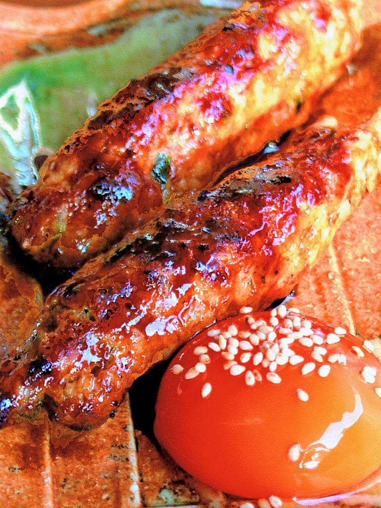 自慢のつくねはとり鉄の顔☆一度味わってみてね☆