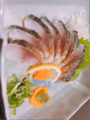 料理メニュー写真&nbsp;石巻産ブランド　金華サバの炙り〆サバ