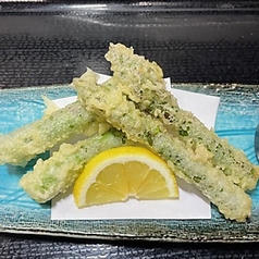 道産アスパラ 天ぷら
