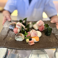 新鮮な魚を熟練の職人が調理