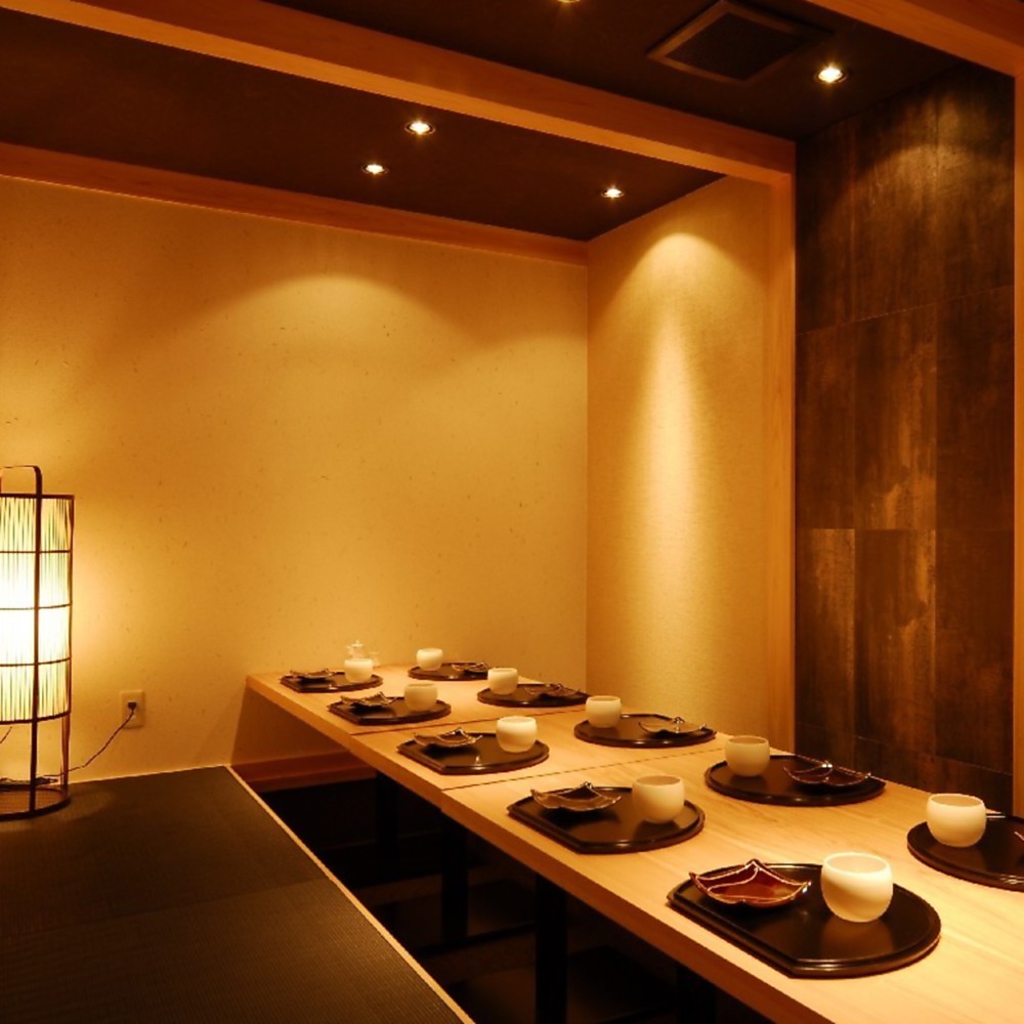 ◆10名様収容可能な掘りごたつのお部屋も完備。会社の宴会などにもオススメです。