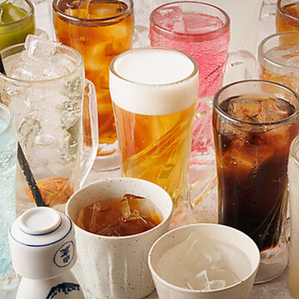 単品飲み放題2時間1210円(税込)から～！リーズナブルにお酒をたっぷり楽しみたい夜には外せません◎