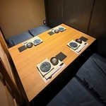 【人気の個室席◎】周りを気にせず楽しめる個室席は2名様からご利用可能。お早めのご予約を◎