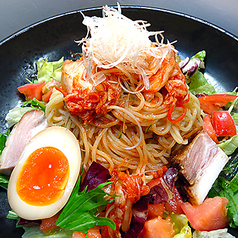 獅子豆のラーメンサラダ　ピリ辛醤油味　/　ゴマ味噌味