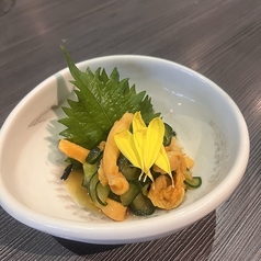 ホヤと胡瓜の酢の物