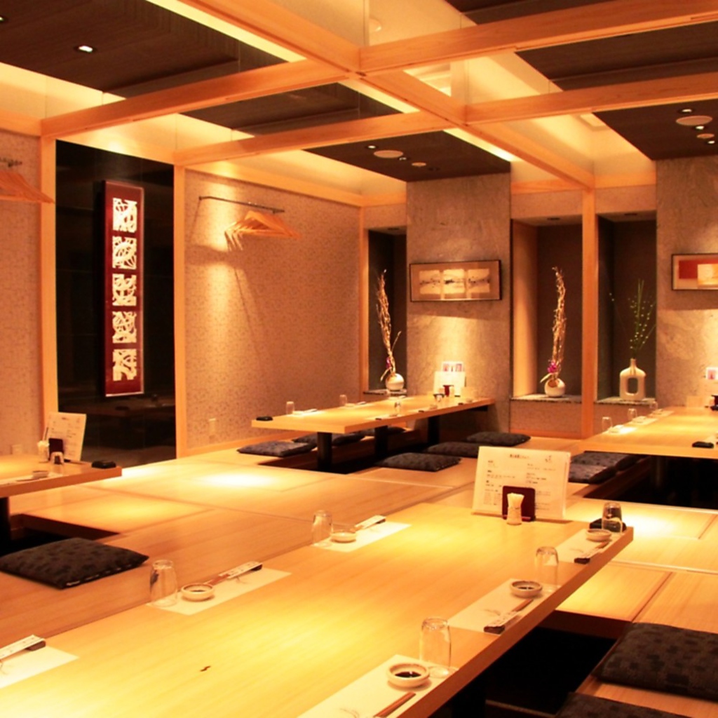 ◆最大宴会は48名様まで。まるで高級料亭の様な雰囲気の中、落ち着いた心地良い時間が過ごせます