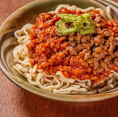 納豆ミートソース沖縄そば
