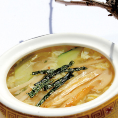 松茸と高麗人参のスープ