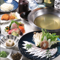 《季節の太刀魚しゃぶコース》