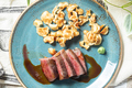 料理メニュー写真 国産牛ステーキ