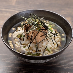 シャケ明太子茶漬け