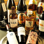 コース料理に+2200円(税込)で、飲み放題をお付けできます。ビール、日本酒、焼酎、ワインなど豊富◎