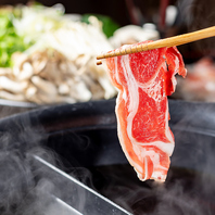 肉×海鮮の贅沢なしゃぶしゃぶ