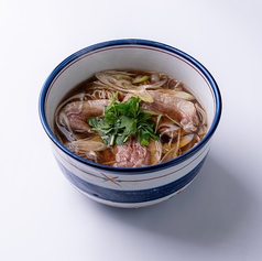 鴨南蛮のお蕎麦
