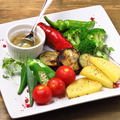 料理メニュー写真 有機温野菜　バーニャカウダソース