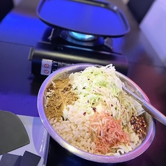 鉄板もんじゃ焼き